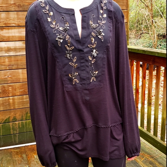 Vintage America Tops - Beautiful Vintage America Boho Tunic